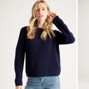 Like new✨ Quince Organic Cotton Fisherman Sweater / Jenni Kayne Dupe